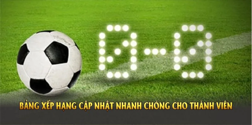 Trang bảng xếp hạng Mitom TV cập nhật nhanh chóng cho thành viên